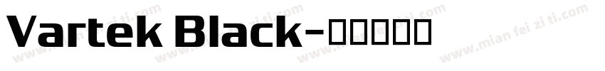 Vartek Black字体转换